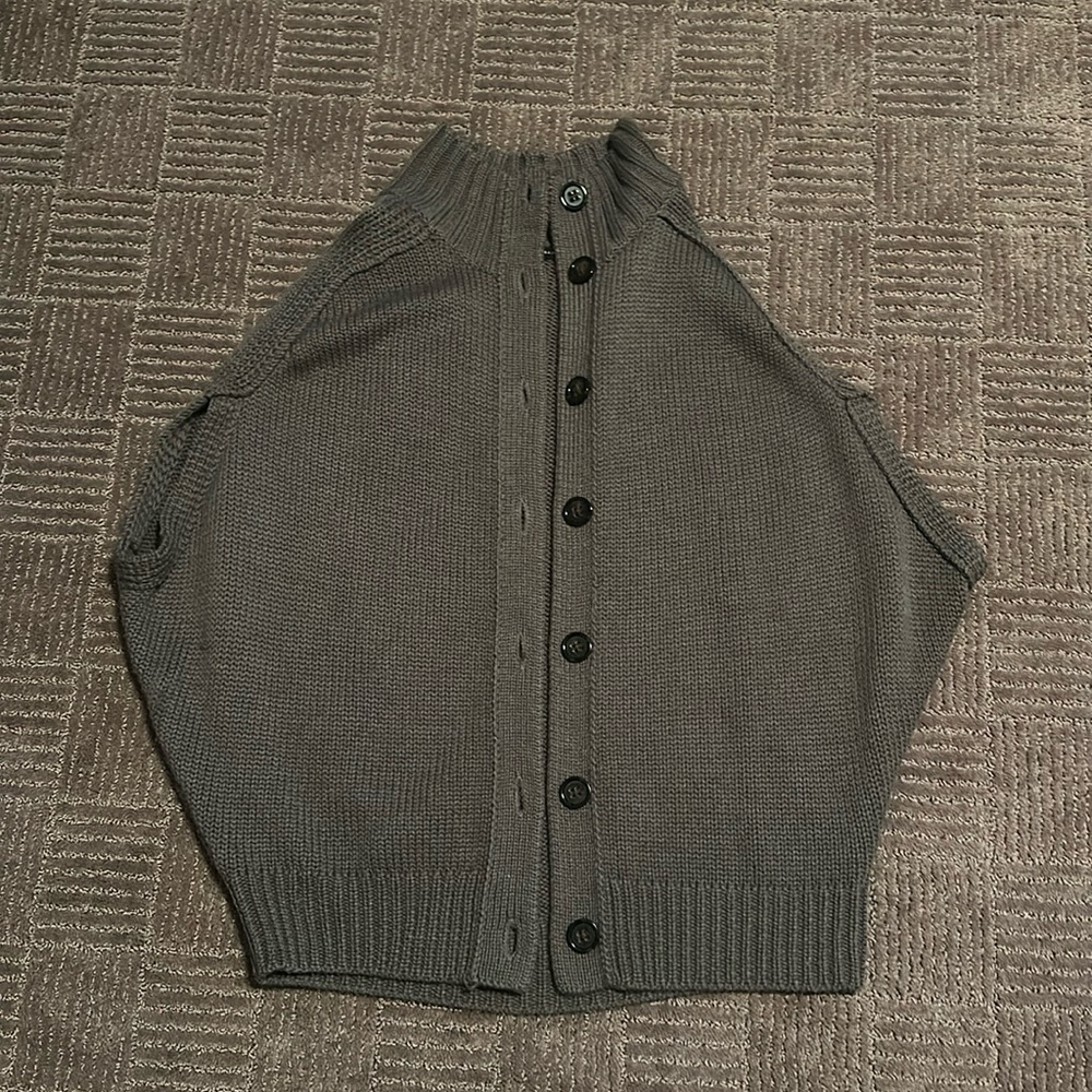 Banana Republic Button Down Sweater/Vest in Brown